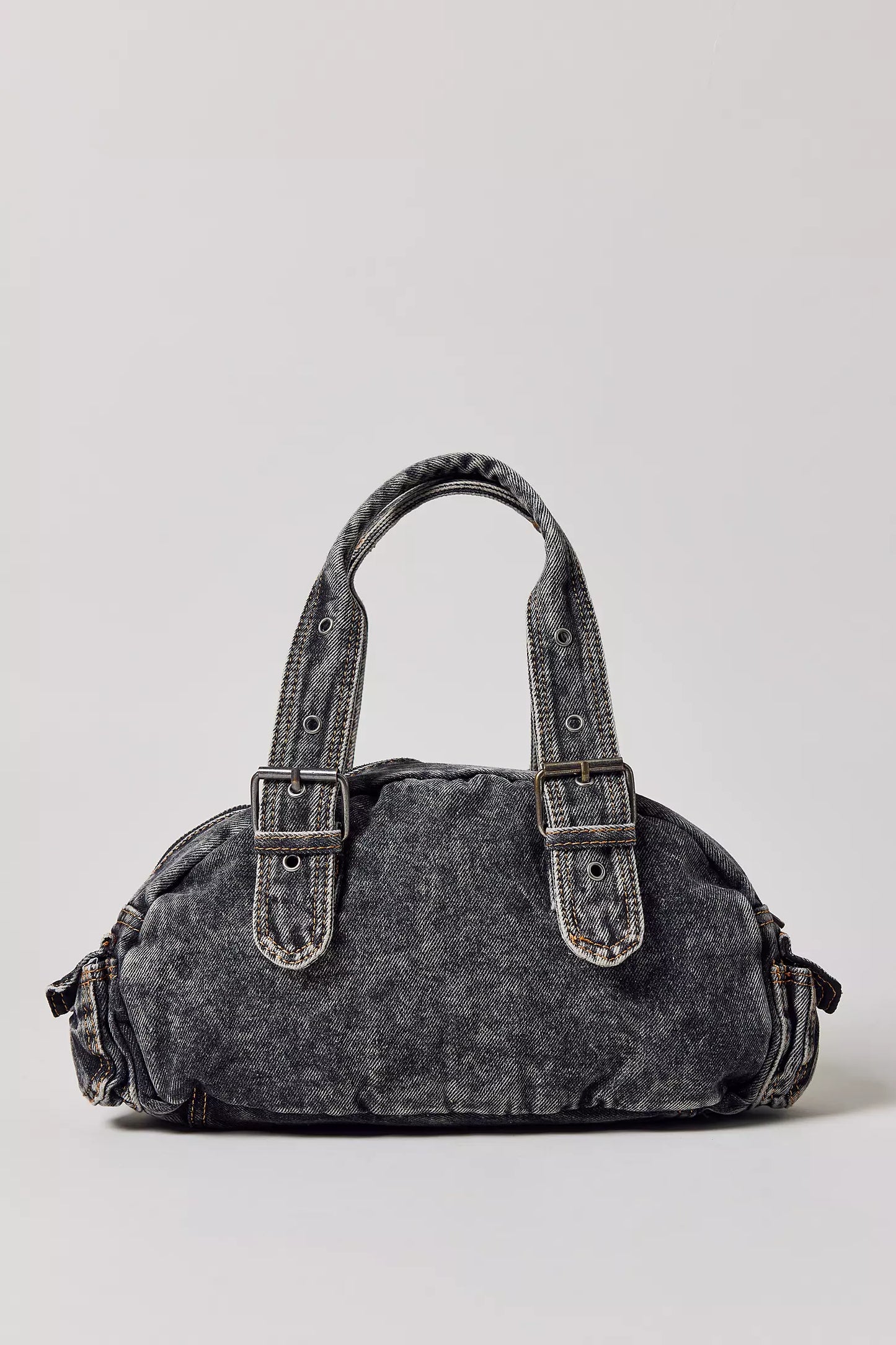 Vintage Denim Shoulder Bag
