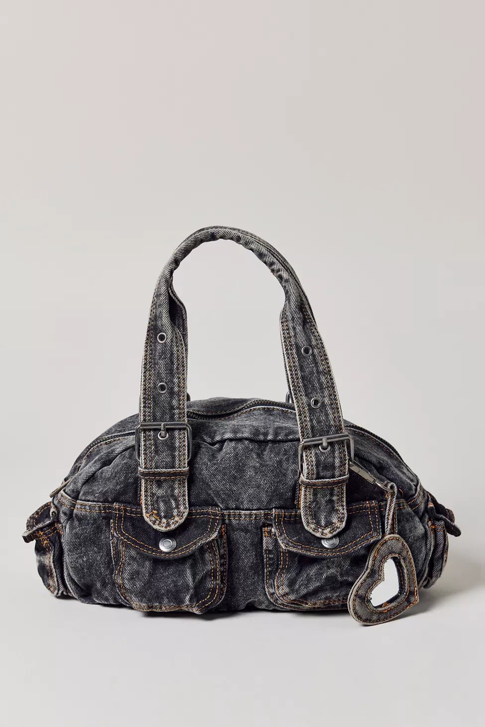 Vintage Denim Shoulder Bag