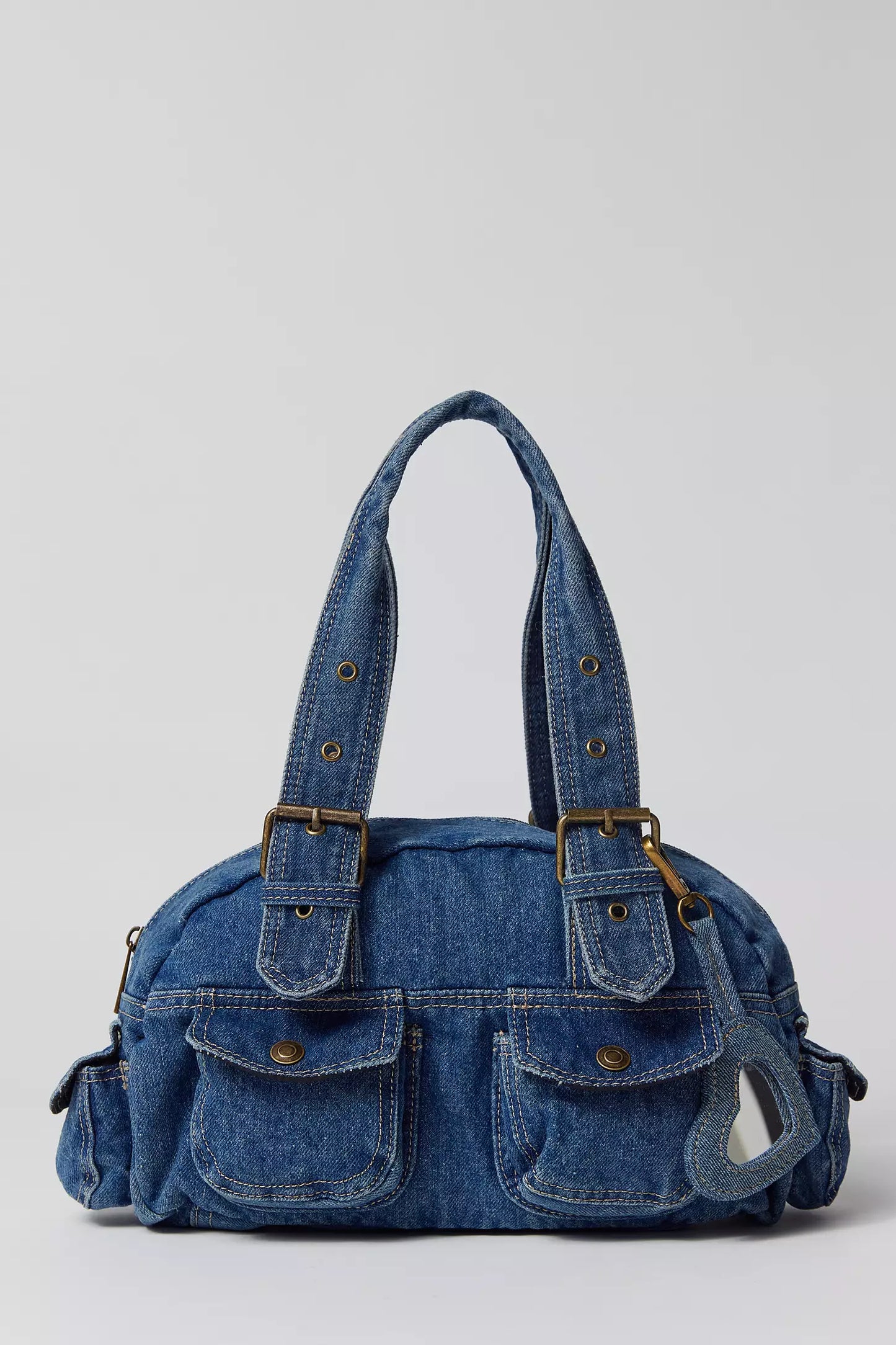 Vintage Denim Shoulder Bag
