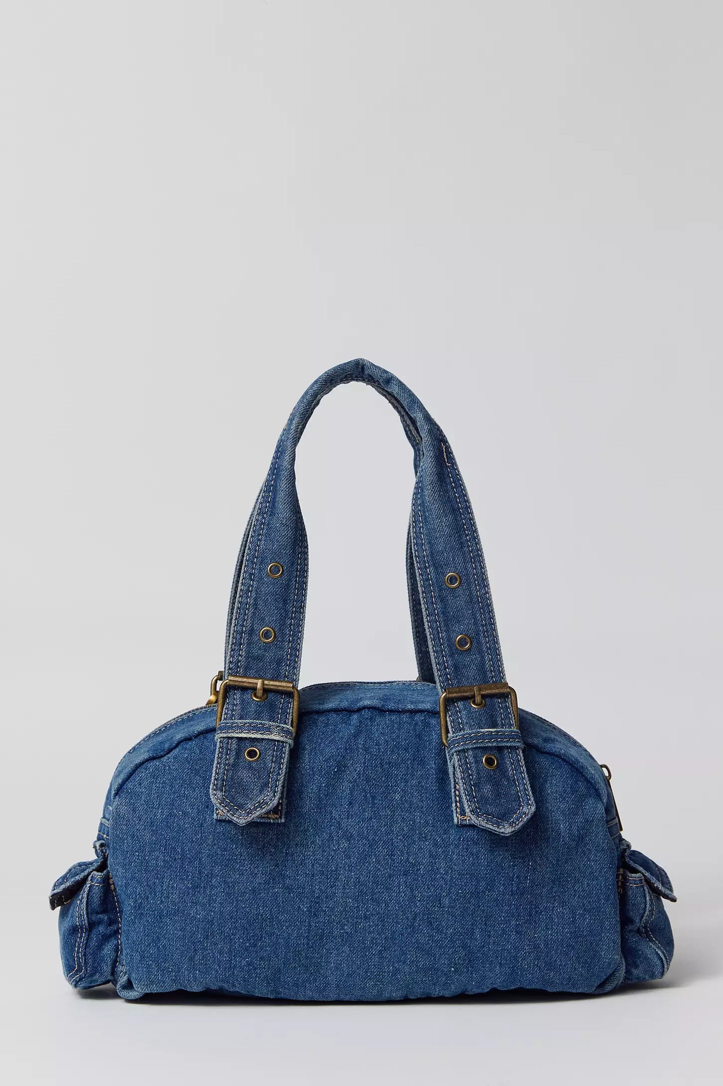Vintage Denim Shoulder Bag